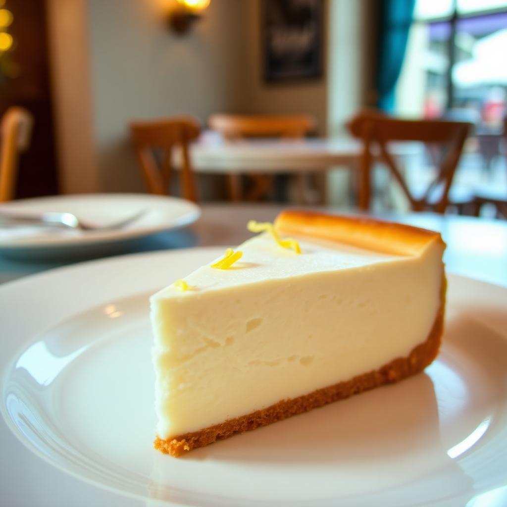 Ricotta Cheesecake Slice